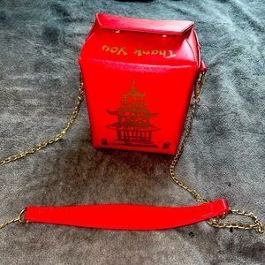 Takeout inspired crossbody bag